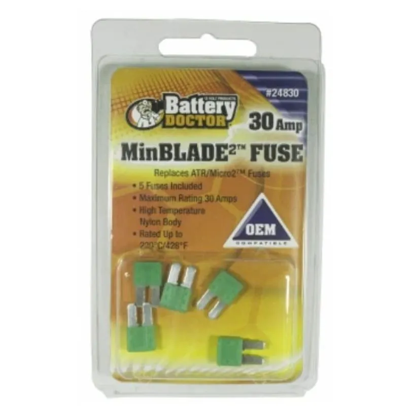 MINBLADE2 FUSE-30A-GREEN-5PC R